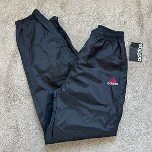 Adidas Vintage 90s Wind Black Men Nylon Track Pants